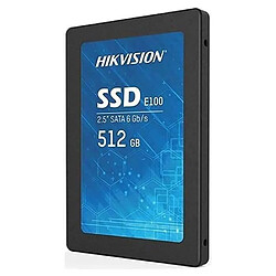 SSD Interne - HIKVISION - 2.5 512 Go E100 SATA 6.0Gbps SATA-III 3D TLC 550 MB/s 240 TB (HS-SSD-E100/512G)