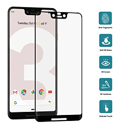 Wewoo Film de verre trempé plein écran dureté 3D bord courbe 0.3mm 9H pour le pixel 3 XL Google