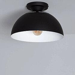 Ledkia Plafonnier Aluminium Deméter Noir