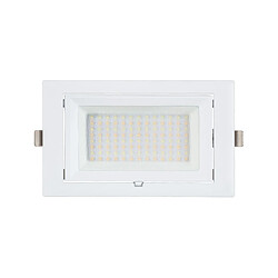 Acheter Ledkia Spot Downlight LED 20W Rectangulaire Orientable 130 lm/W LIFUD Coupe 210x125 mm Blanc Chaud 3000K