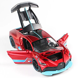 Universal 1/32 alliage Bugatti Divo supercar modèle jouet moulé sous pression garçon cadeau d'anniversaire voiture jouet enfant | Voiture jouet moulé sous pression (rouge)