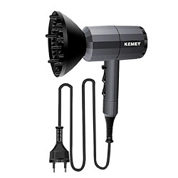 Universal Sèche-cheveux professionnel 3500W Soufflage thermique Régulateur de vitesse de l'air froid Double tuyère Salon Coiffure Outil 220 Tension 240V Prise UE | Sèche-cheveux | Sèche cheveux professionnel(Le noir)