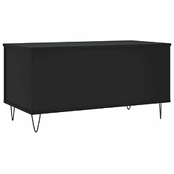 Maison Chic Tabls basse,Table Console pour salon Noir 90x44,5x45 cm Bois d'ingénierie -MN40229 pas cher