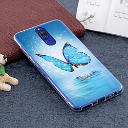 Wewoo Coque pour Huawei Mate 10 Lite Noctilucent motif de papillon TPU Soft Back Case Housse de protection