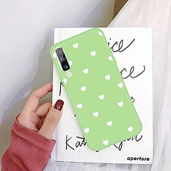 Wewoo Coque Pour Samsung Galaxy A50 Multi Love Heart Pattern Housse de protection en TPU givré vert