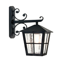 Elstead Lighting Applique murale extérieur Canterbury Noir Coloris : Noir Nombre d'ampoules : 1 Type d'ampoule : E27 Puissance max par ampoule (W) : 100 Ampoules incluses : Non IP : 23 Hauteur en Cm : 40.5 Largeur en Cm : 21.5 Projecti