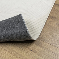 Acheter vidaXL Tapis IZA poils courts style scandinave crème 100x200 cm