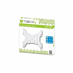 Techly 23790 Support Mural pour TV LCD LED 13 ``-37 Fixe Blanc