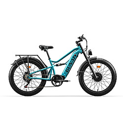 GUNAI-M2 1500W Vélo électrique Double Moteur 48V 17,5Ah 7 Vitesses Tout Suspendu