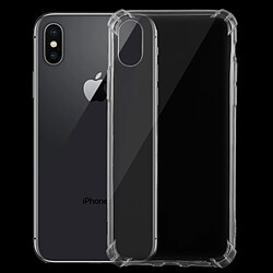 Wewoo Coque Étui de protection souple ultra-mince en TPU pour iPhone X (transparent)