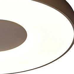 Acheter Inspired Plafonnier Rond LED 80W Avec Télécommande 2700K-5000K, 3900lm, Marron Sable, Garantie 3 ans