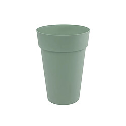 Pot de fleurs rond en plastique Ø 46 cm EDA Toscane vert laurier