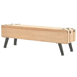 Acheter Maison Chic Meuble TV scandinave - Banc TV pour salon Bois de sapin massif 120x33x35 cm -MN25146