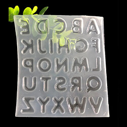 Bijoux pendentif moule silicone Lettre Majuscule