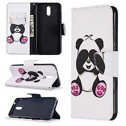 Etui en PU surface d'impression panda mignon pour votre Nokia 2.3