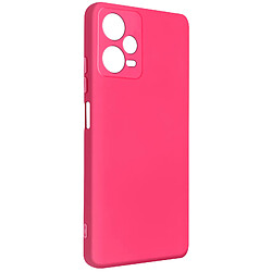 Avizar Coque pour Xiaomi Redmi Note 12 5G Semi-rigide Soft-touch Fast Cover Fuchsia