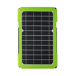 Swissten Chargeur Solaire 21W Pliable Portable et Étanche Port USB et USB C Vert Citron