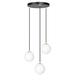 EPIKASA Suspension Royal, Noir, Acier, 40x100x40 cm