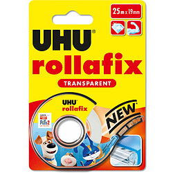 UHU Ruban adhésif rollafix avec dévidoir, transparent ()