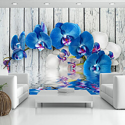 Artgeist Papier peint - Cobaltic orchid [147x105]