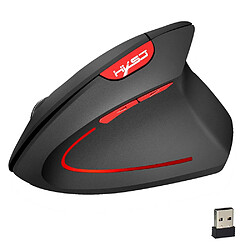 Souris sans fil 2.4GHz Game Design ergonomique Souris verticale Souris USB 2400DPI - Noir