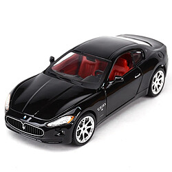 Universal 1: 24 Maserati Coupé statique Voiture modèle collectible Jouet de voiture | Voiture jouet moulée sous pression (noir)