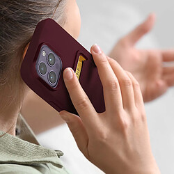 Avis Avizar Coque iPhone 14 Pro Max Silicone Souple Porte-carte violet