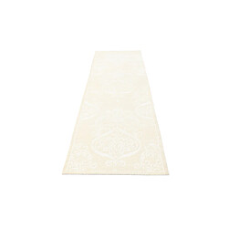 Avis Vidal Tapis de couloir en laine 297x84 beige Darya