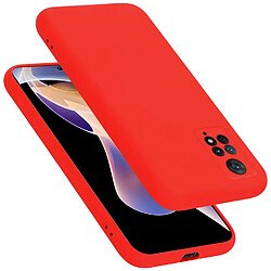 Cadorabo Coque Xiaomi RedMi NOTE 11 PRO 4G / 5G Etui en Rouge