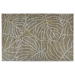 Beliani Tapis en coton vert 200 x 300 cm SARMIN