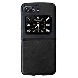 Coque en TPU + PU anti-rayures pour votre Motorola Moto Razr 2022 5G - noir