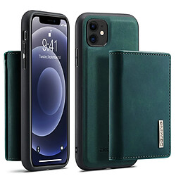 Dg.Ming Coque en TPU + PU hybride avec béquille vert pour votre Apple iPhone 11 6.1 pouces