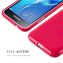 Cadorabo Coque Samsung Galaxy J1 2015 Etui en Rouge pas cher