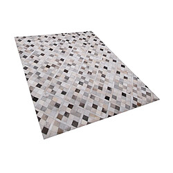 Beliani Tapis en cuir 160 x 230 cm HIRKA