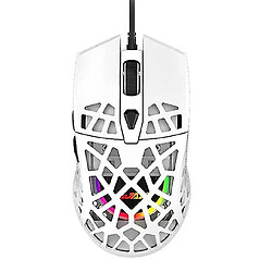 Universal Des souris de jeu réglable ergonomiques légères (blanc)