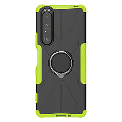 Coque en TPU anti-chute avec béquille pour votre Sony Xperia 1 III 5G - vert