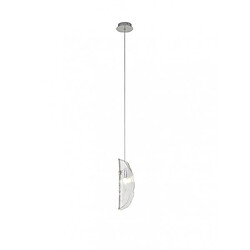 Luminaire Center Suspension design 1 ampoule Chrome poli pas cher