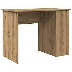 vidaXL Bureau chêne artisanal 100x55x75 cm bois d'ingénierie