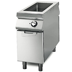 VIRTUS GROUP Bain-Marie Électrique sur Coffre avec Portes, 1 bac GN 1/1+1/3 - Virtus