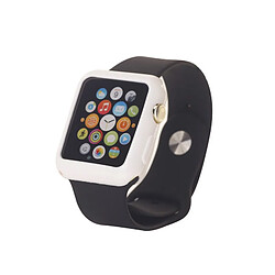 COQUEDISCOUNT Bumper silicone blanc pour Apple Watch 42mm