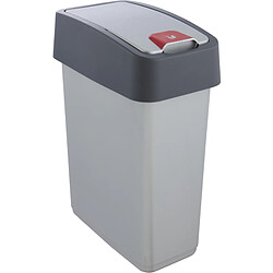 keeeper Poubelle 'magne', 10 litres, argent / gris ()