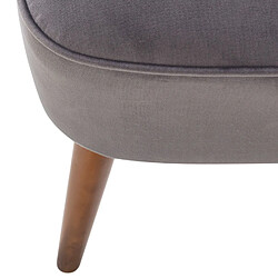 Avis Atmosphera, Createur D'Interieur Fauteuil contemporain Naova - H. 71 cm - Gris