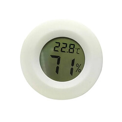 Wewoo Thermomètre LCD numérique pour aquarium Eau de mer Accessoires terrarium Outil de mesure de la température Blanc