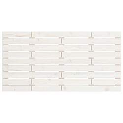 Avis vidaXL Tête de lit murale Blanc 146x3x63 cm Bois massif de pin