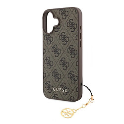 Guess Maroquinerie Guess Coque iPhone 16 Plus 4G - Marron