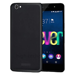 Htdmobiles Coque silicone gel fine pour Wiko Fever 4G + film ecran - NOIR