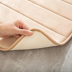 Tapis de Bain Antiderapant Absorbant 40x60cm Beige