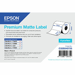 Etiquettes pour Imprimante Epson C33S045725 76 x 51 mm Blanc (1 Unités)