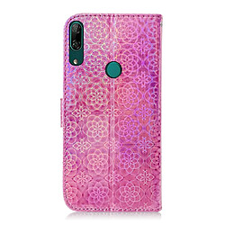 Avis Wewoo Housse Coque Pour Huawei P Smart Z / Y9 Prime 2019 Couleur unie Boucle magnétique colorée Flip horizontal en cuir PU avec support et fentes cartes et portefeuille et lanière rose