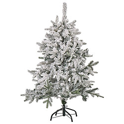 Beliani Sapin de Noël TOMICHI 120 cm Blanc